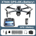 XT606 MAX GPS Drone — 4K/6K/8K Camera, Visual Obstacle Avoidance, Brushless, 25-Min Flight