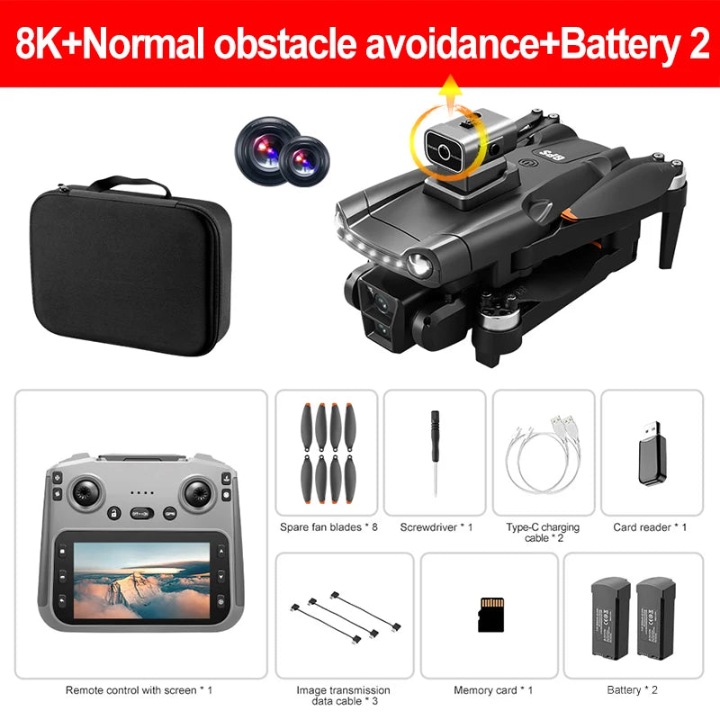 Xiaomi Mjia V198MAX GPS Drone — 8K/4K Camera, Laser Obstacle Avoidance, Brushless, 30-Min Flight