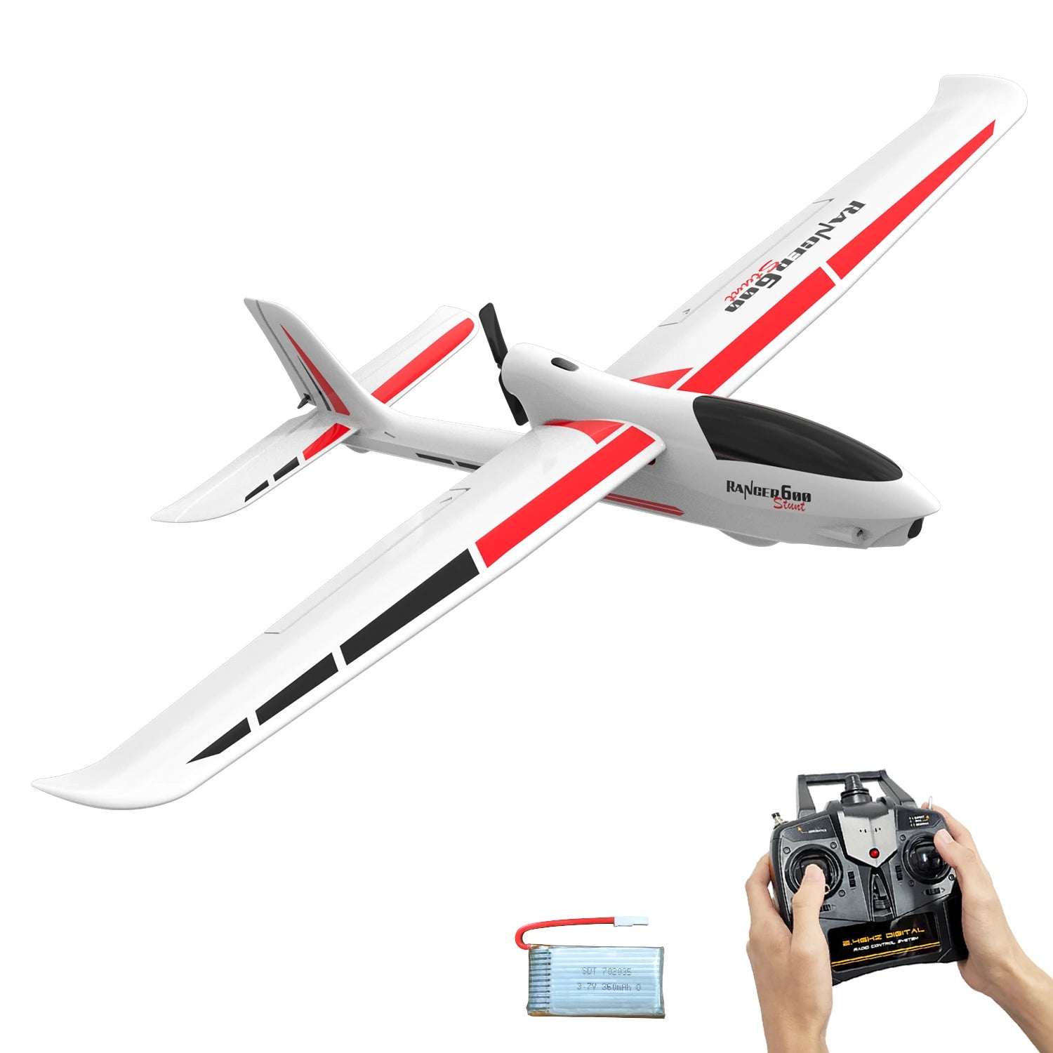 Volantexrc Ranger600 RC Glider - 600mm 6-Axis XPILOT Stabilizer 3-Level Flight Assist ✈️🌬️