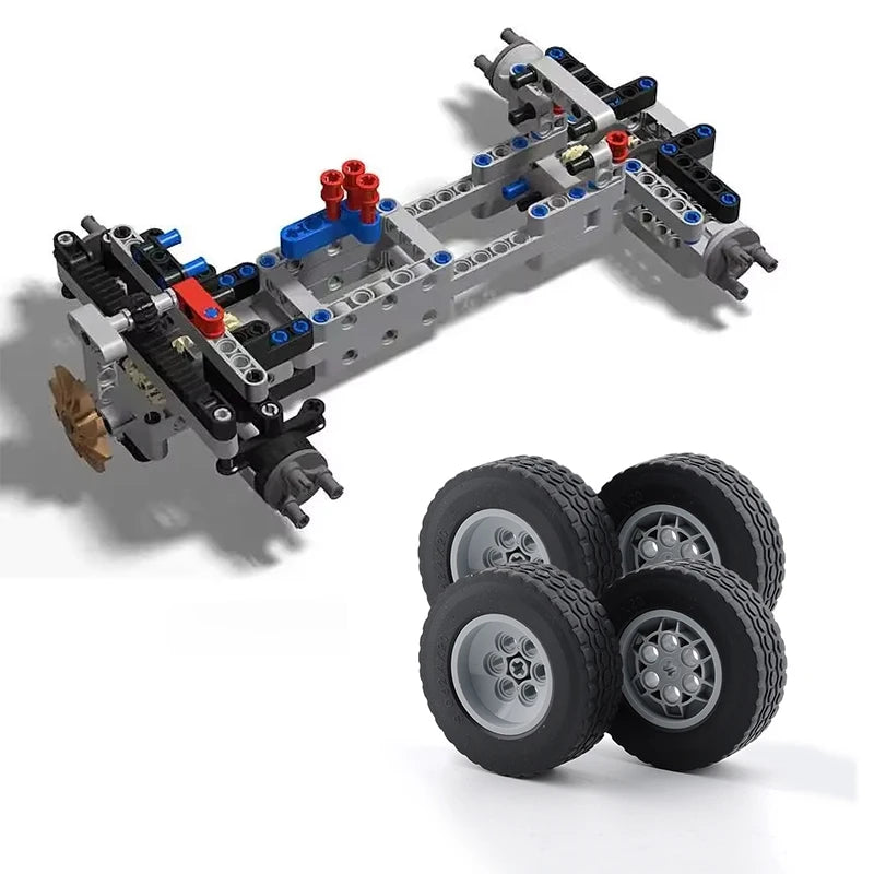 4WD RC Car Building Kit - DIY Remote Control Chassis with Motor & Wheels 🚗🔧