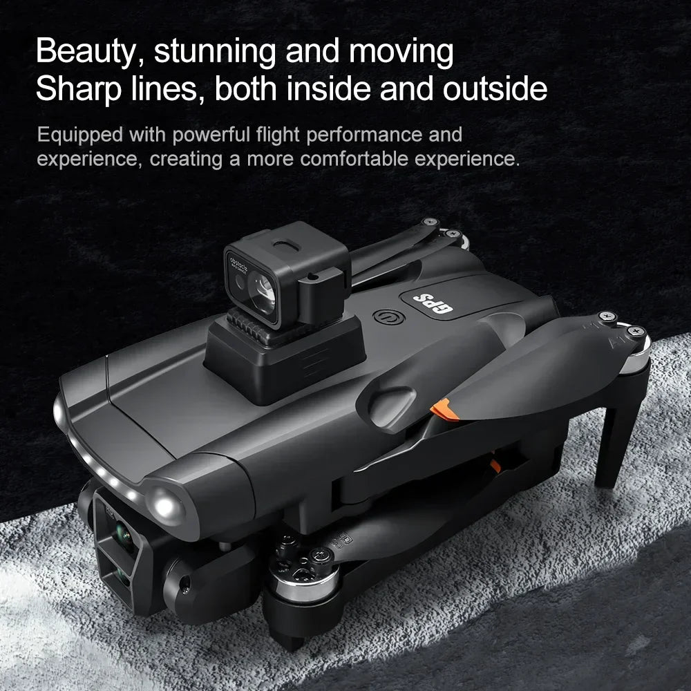 V198GPS GPS Drone — 4K/8K Camera, Laser Obstacle Avoidance, Brushless, 30-Min Flight