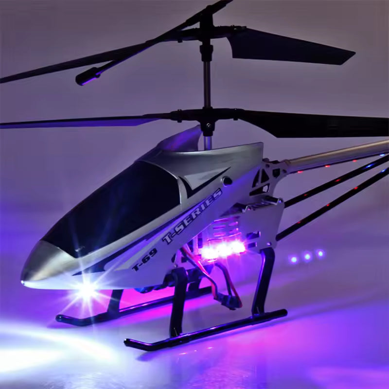 Giant 80cm RC Helicopter - Extra Durable with LED Lights 🚁💡