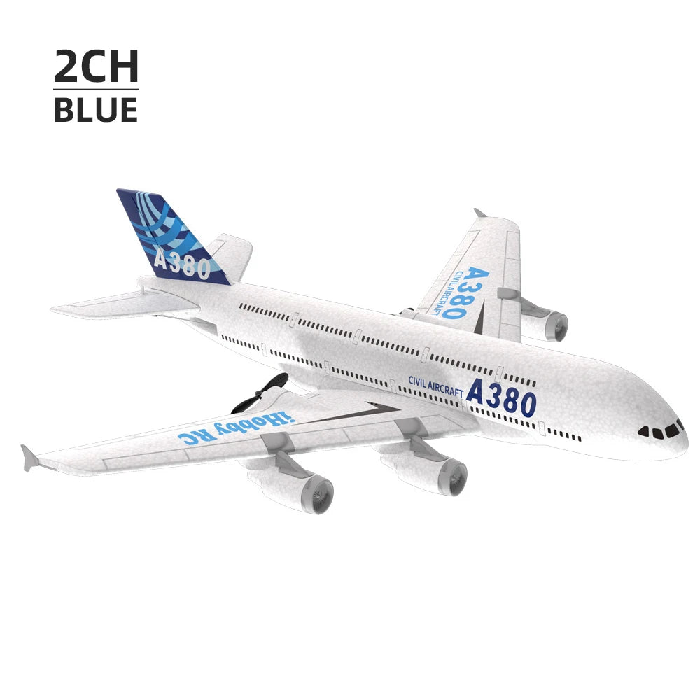 A380 Airbus RC Foam Glider - 2.4G Fixed Wing RTF Plane 420mm Wingspan ✈️🛫