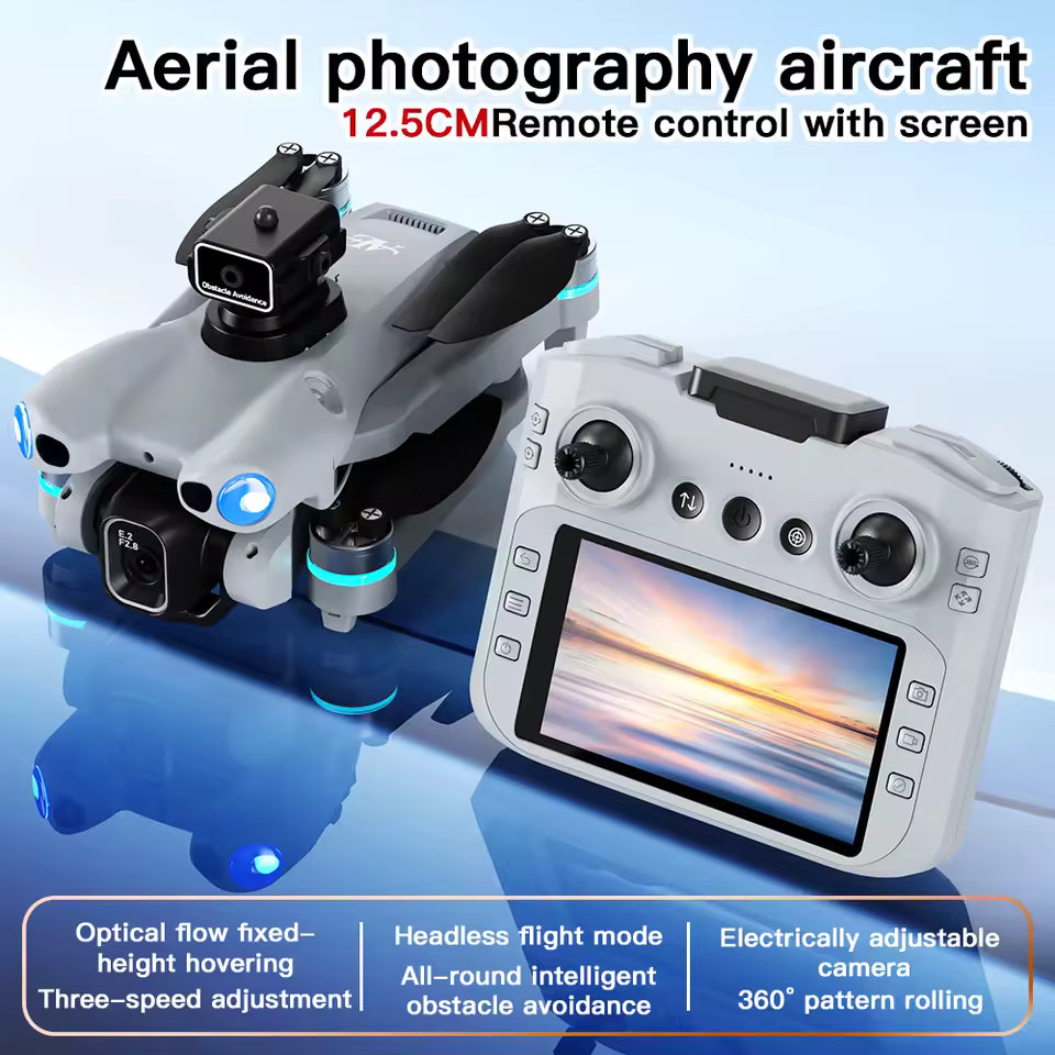 AE5 Pro Drone 8K HD - 4.5" Screen with Brushless Motor 🚁📺