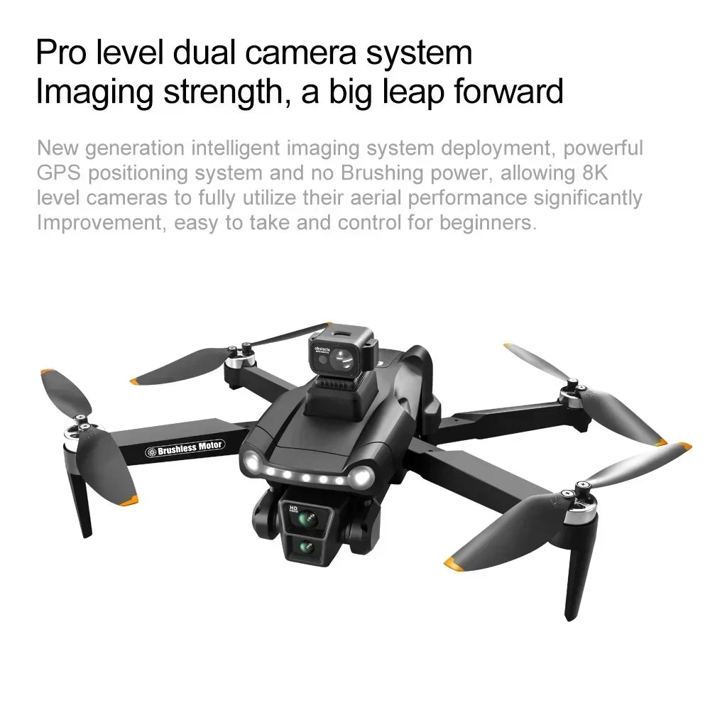 V198GPS GPS Drone — 4K/8K Camera, Laser Obstacle Avoidance, Brushless, 30-Min Flight