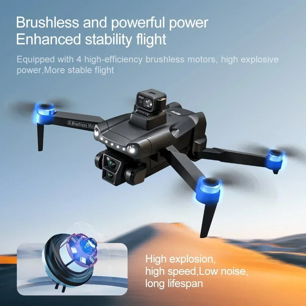 V198GPS GPS Drone — 4K/8K Camera, Laser Obstacle Avoidance, Brushless, 30-Min Flight