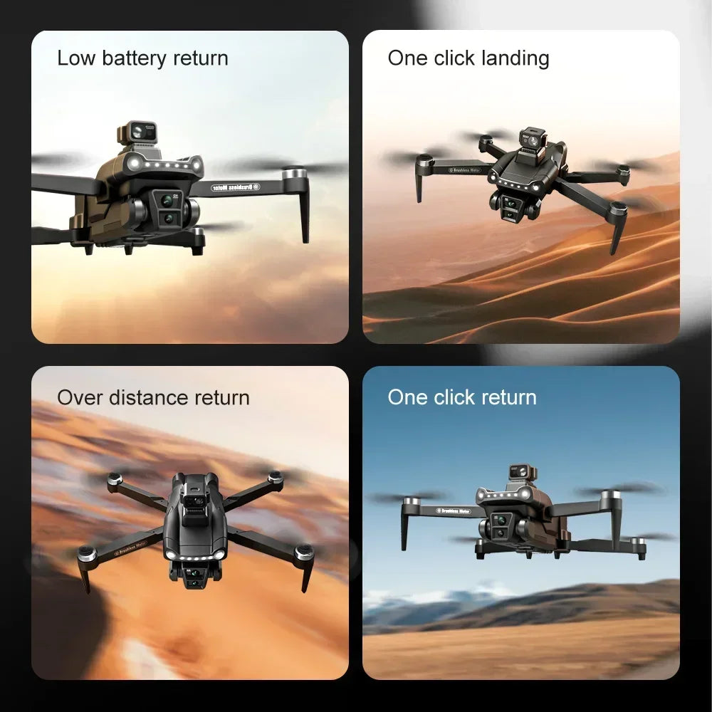 V198GPS GPS Drone — 4K/8K Camera, Laser Obstacle Avoidance, Brushless, 30-Min Flight