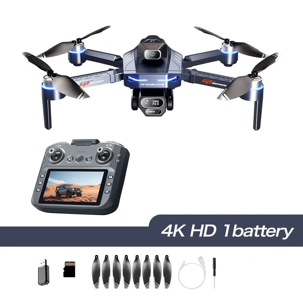 GT8 GPS Drone — 4K/6K HD Camera, Brushless Motor, Obstacle Avoidance, 20-Min Flight