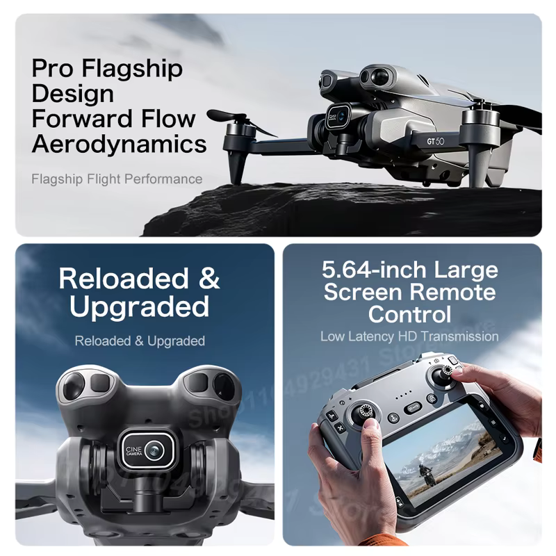 GT50 Drone 8K HD - WiFi GPS Professional Camera Drone 🚁📸