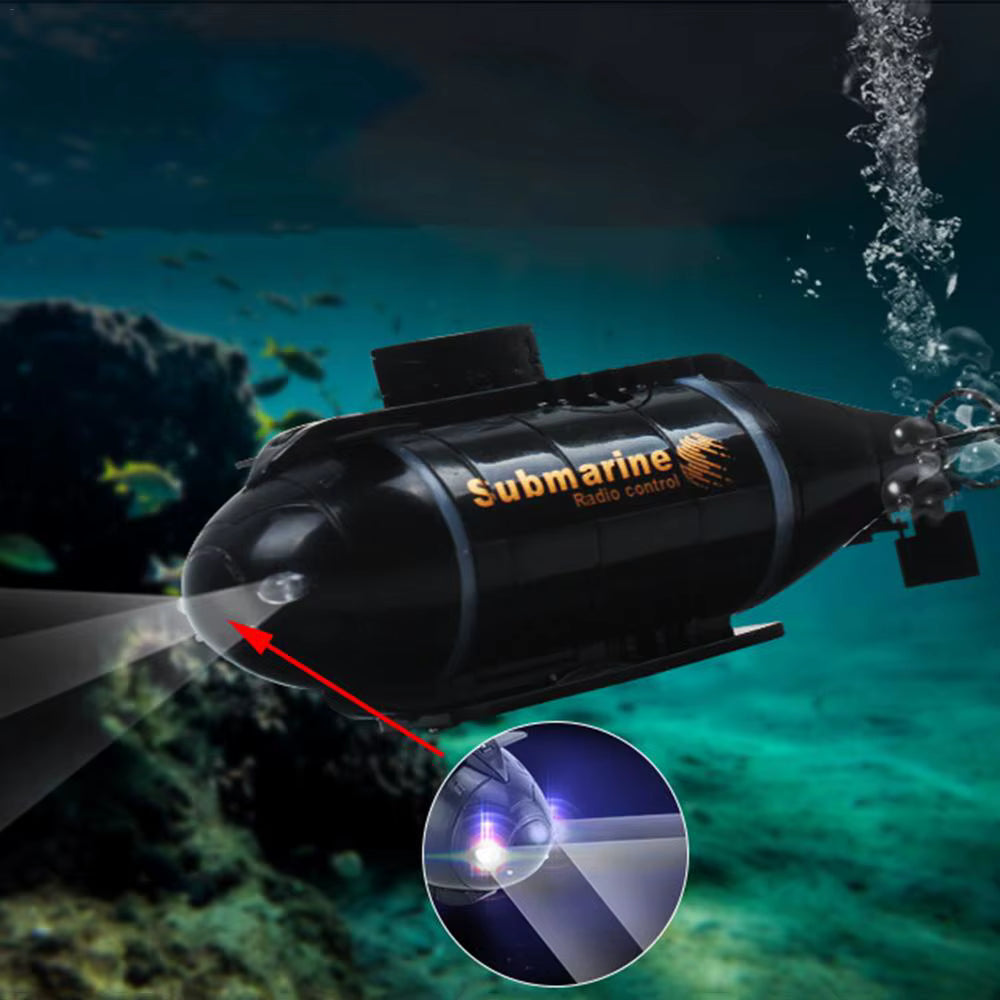 777-216 Mini RC Submarine Boat - Remote Control Pigboat Simulation Toy 🚢🎮
