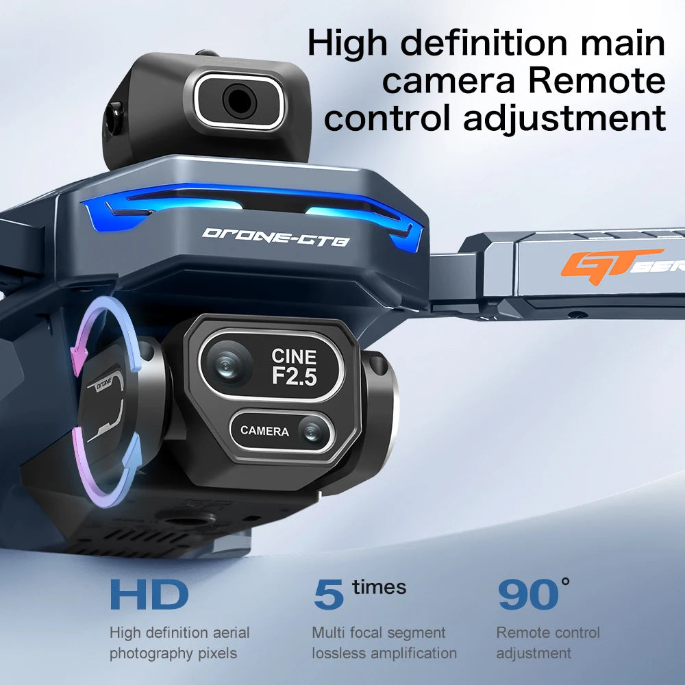 GT8 GPS Drone — 4K/6K HD Camera, Brushless Motor, Obstacle Avoidance, 20-Min Flight
