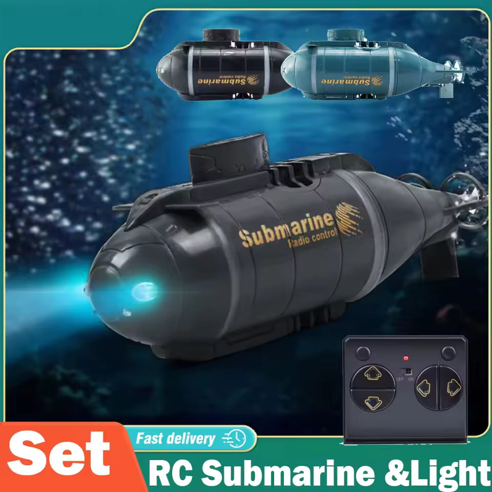 777-216 Mini RC Submarine Boat - Remote Control Pigboat Simulation Toy 🚢🎮