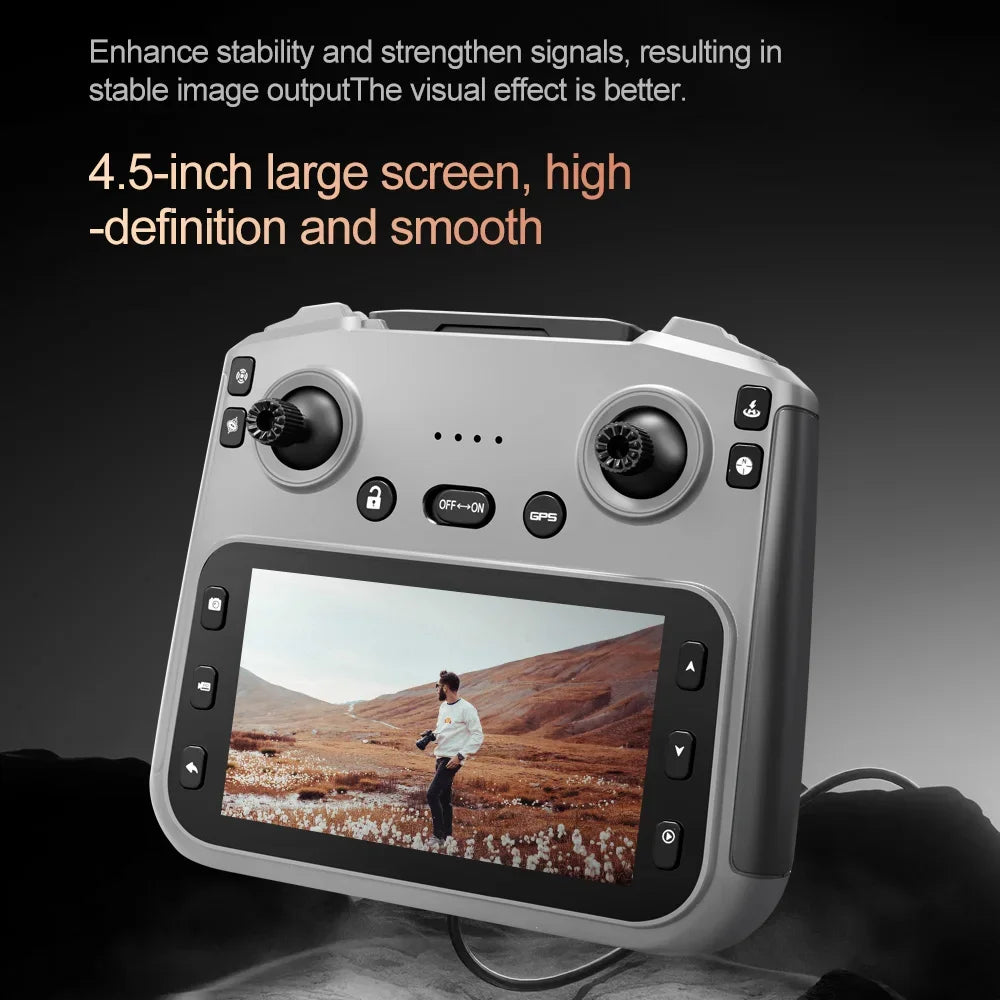 V198GPS GPS Drone — 4K/8K Camera, Laser Obstacle Avoidance, Brushless, 30-Min Flight
