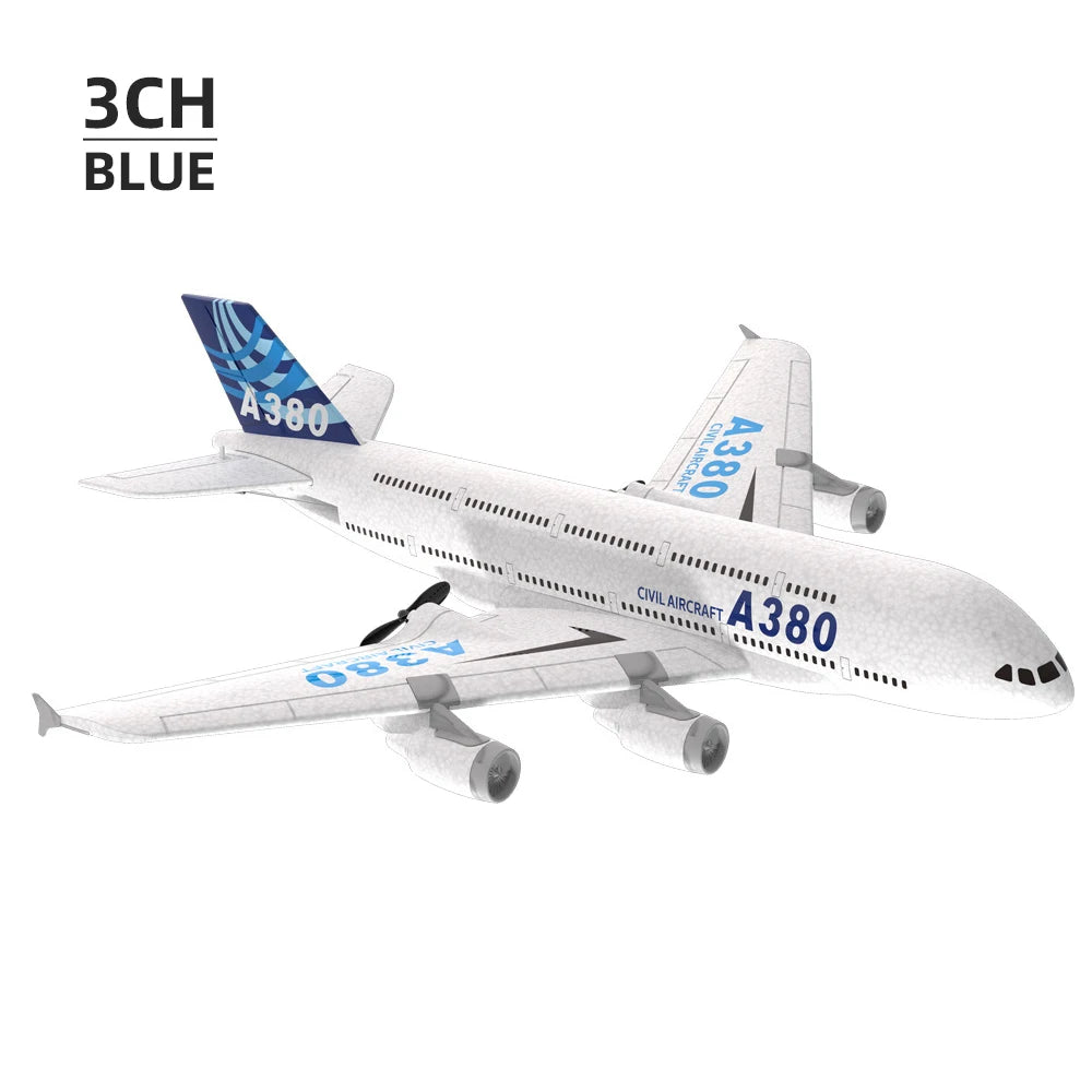 A380 Airbus RC Foam Glider - 2.4G Fixed Wing RTF Plane 420mm Wingspan ✈️🛫