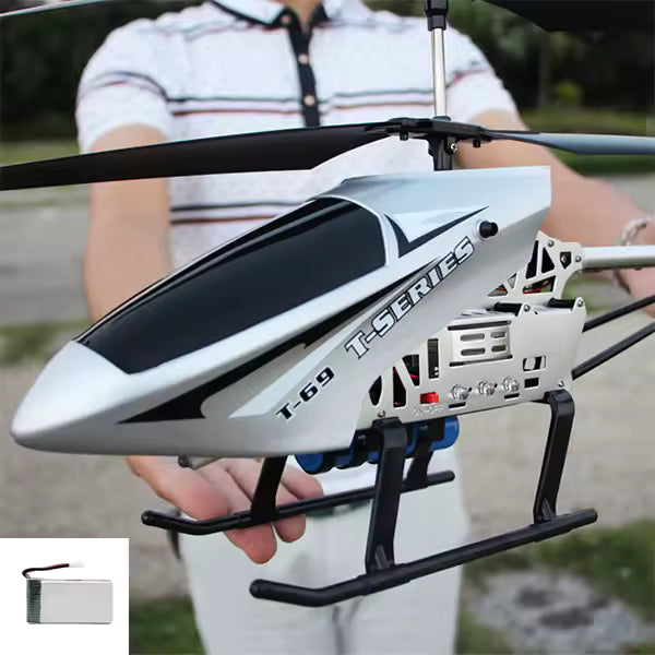 Giant 80cm RC Helicopter - Extra Durable with LED Lights 🚁💡