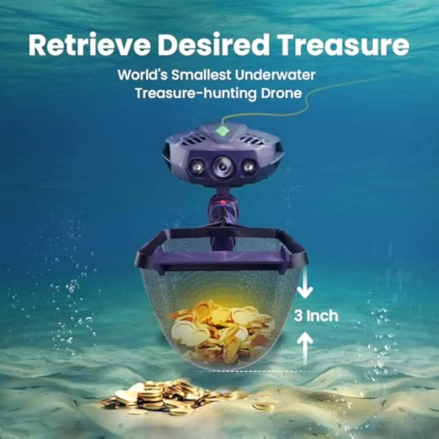 CHASING Dory Explore Underwater ROV - 4K Camera Metal Detector 14.5M Depth 🥿🔍