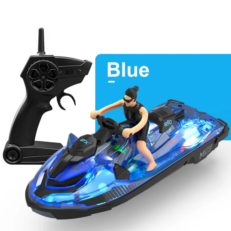 LM13-A Mini Jet Ski RC Motorboat - 2.4G Remote Control Electric Boat 🚤🌊