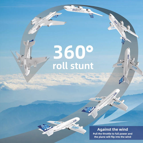 A380 Airbus RC Foam Glider - 2.4G Fixed Wing RTF Plane 420mm Wingspan ✈️🛫