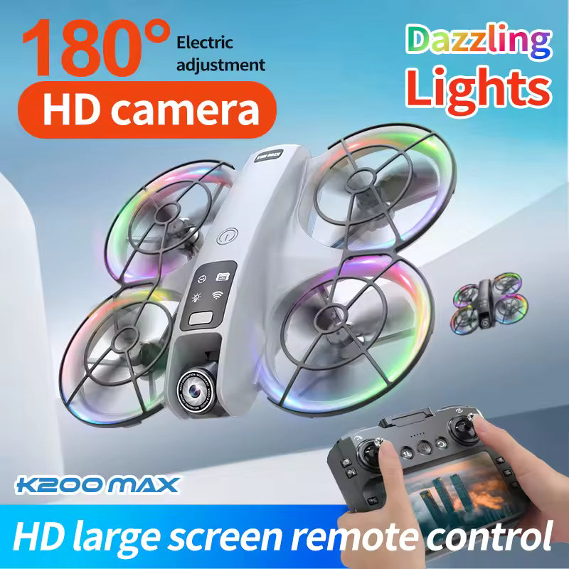 K200 MAX Drone 4K/8K - LCD Screen Remote with Brushless Motor 🚁📺