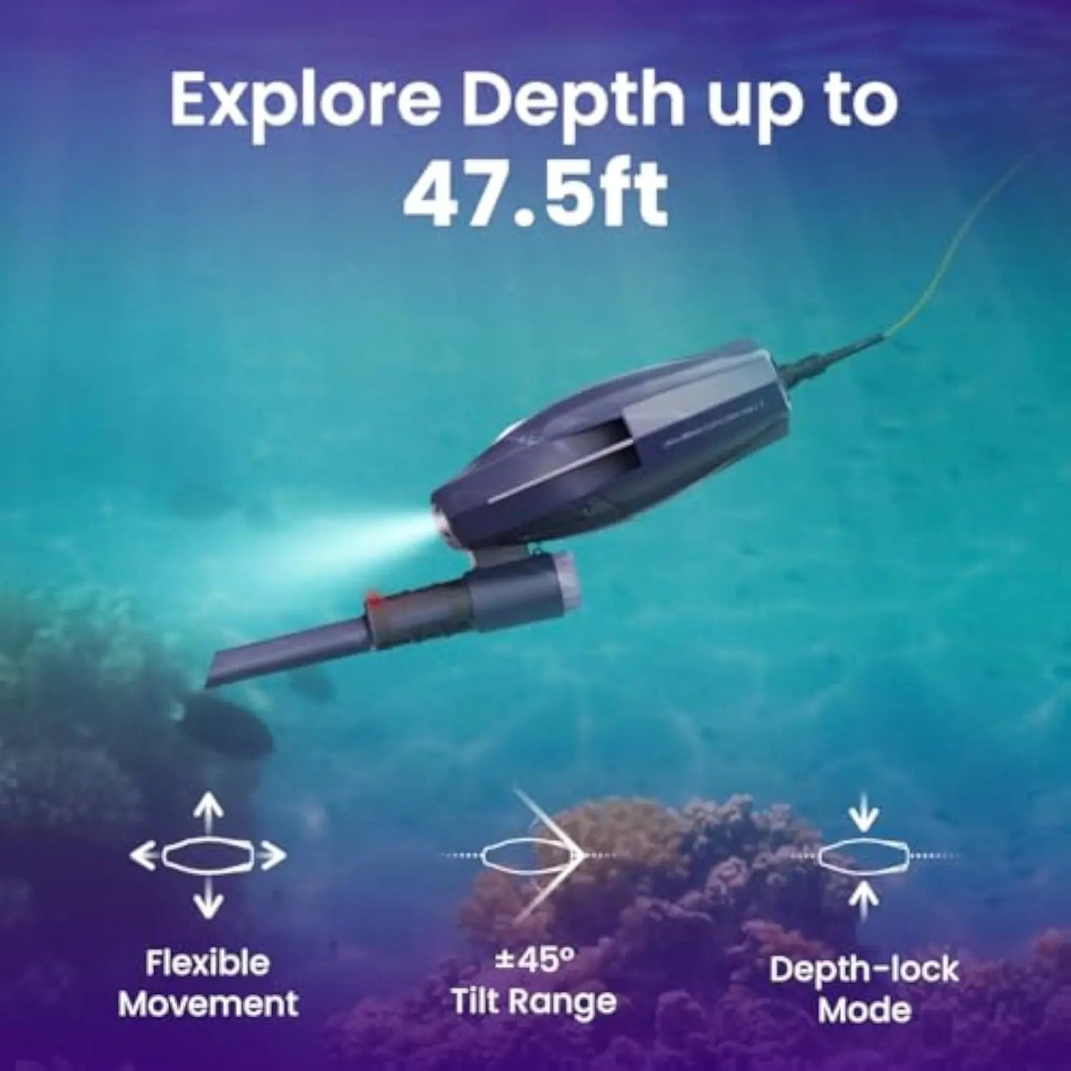 CHASING Dory Explore Underwater ROV - 4K Camera Metal Detector 14.5M Depth 🥿🔍