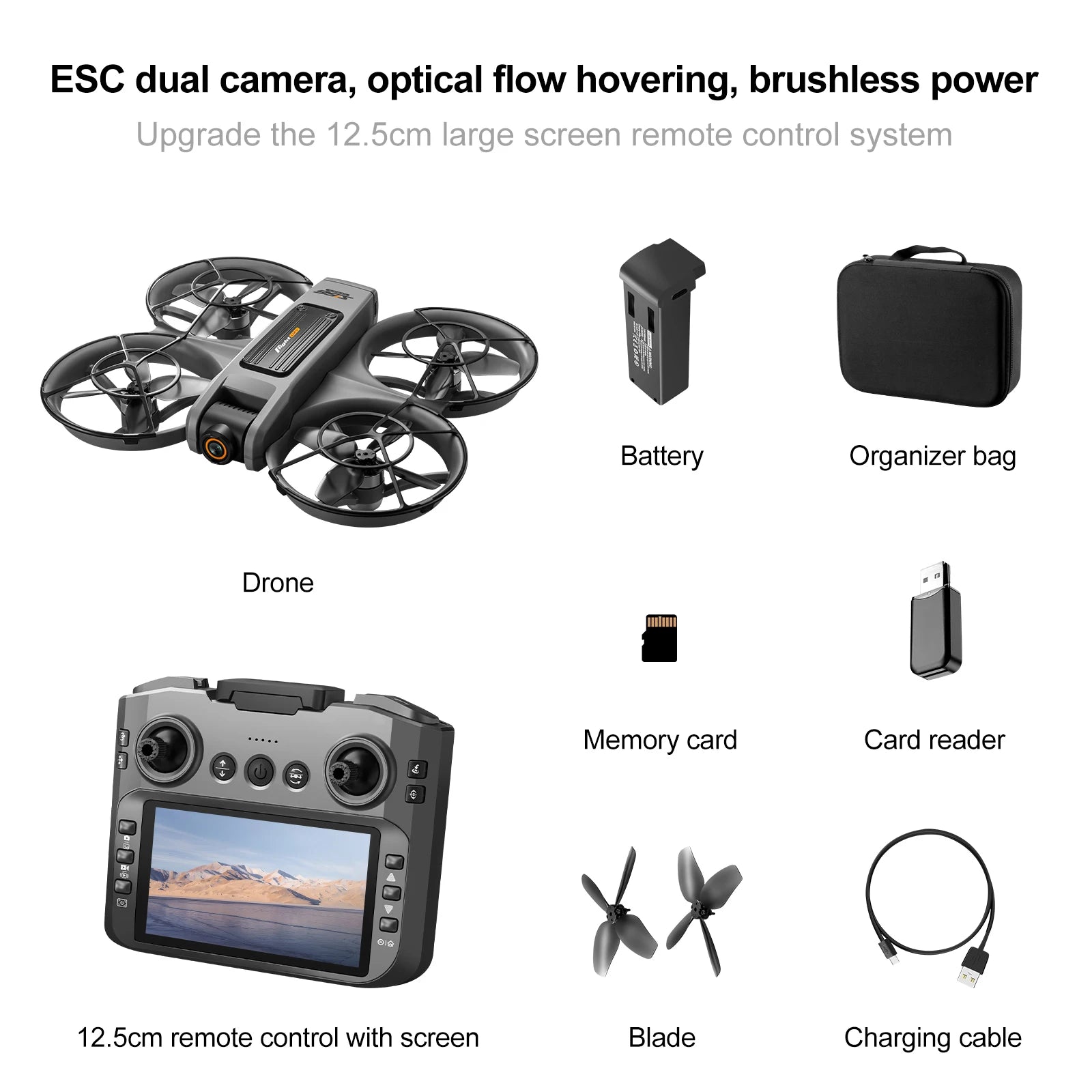 S156 FPV Drone with Built-In Screen Remote - 1080P Camera 20Min Flight 🚁📹