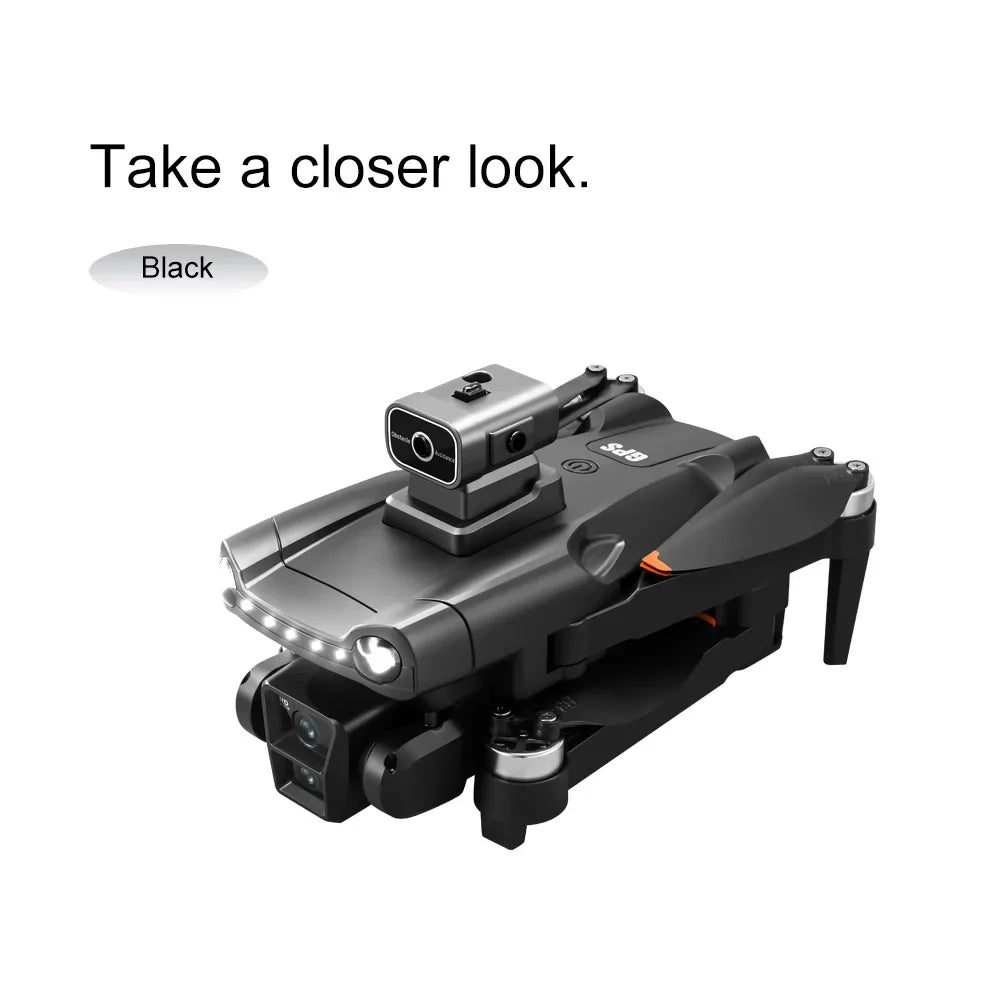 V198GPS GPS Drone — 4K/8K Camera, Laser Obstacle Avoidance, Brushless, 30-Min Flight